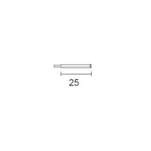 Barre droite L.25 cm