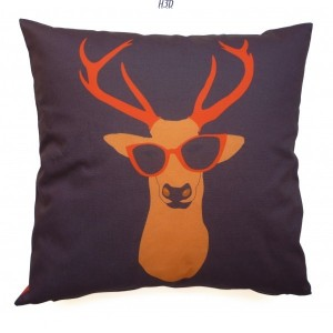 Coussin deco Cerf